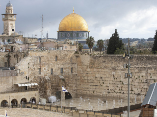 Pohľad na prázdny Jeruzalem