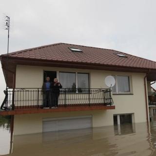 Povodne v Poľsku si