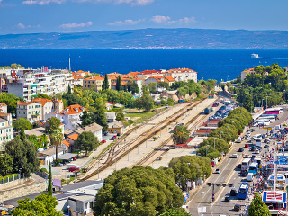 Železnica v Splite