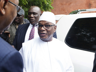 Malijský prezident Ibrahim Boubacar