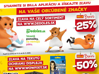 BILLA Bonus aplikácia vo