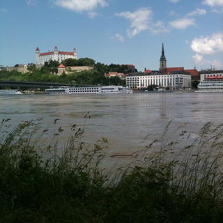 Dunaj sa vylieva na