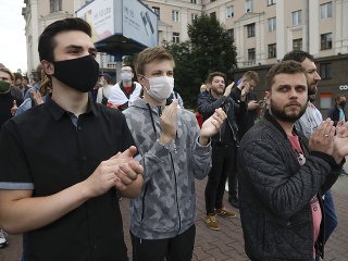 FOTO Bielorusi protestovali proti