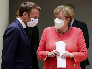 Angela Merkelová a Emmanuel