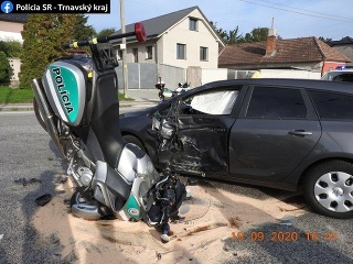 Vážna nehoda v Trstíne