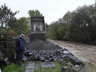 Hranovnica povodne Hornád