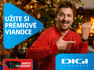 Prémiové Vianoce: DIGI rozdáva