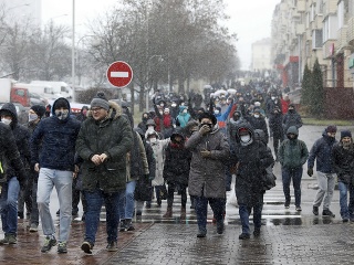 Protest v Bielorusku