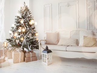 Vianoce v bielom šate