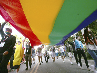 Na pochode Gay Pride