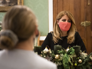 Prezidentka Zuzana Čaputová počas