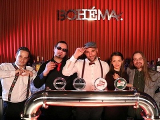 Folk rocková kapela Červený