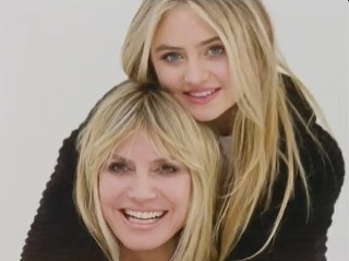 Heidi Klum s dcérou