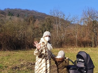 Diana si úlohu mamy