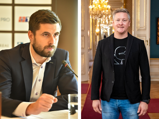 Zľava Marek Jusko a