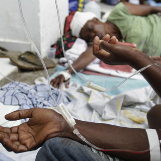 Epidémia na Haiti má
