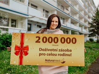 Dvojmiliónty zákazník NaturaMed vyhral