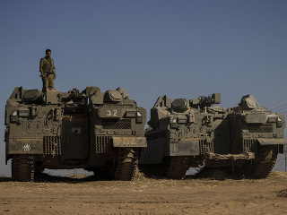 Izraelská armáda blízko hraníc