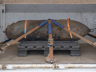 Zneškodnená 500-kilogramová letecká bomba