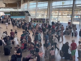 Pohroma na letiskách: VIDEO