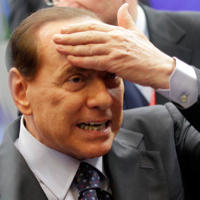 Balíček určený Berlusconimu pri