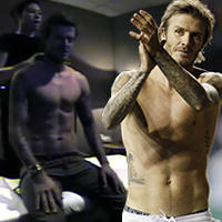 Polonahý David Beckham: Takto