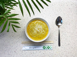 FOTORECEPT Exotická kokosová polievka