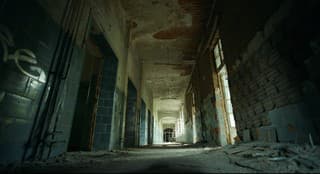 Zdevastovaný hotel pri Piešťanoch