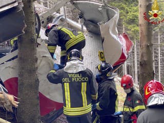 Tragický pád lanovky: Talianske