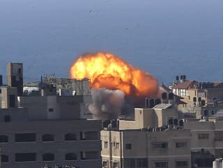 Výbuchy v pásme Gazy