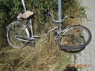 Nehoda cyklistu v Piešťanoch