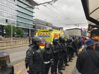 VIDEO Situácia na proteste