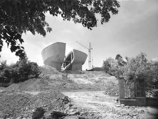 Výstavba Pamätníka SNP v