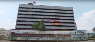 Opustená budova v Bratislave