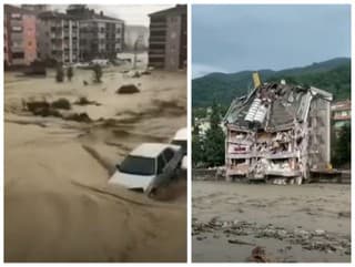 Turecko sužujú záplavy a