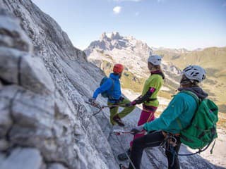 Via ferrata, Gauablick