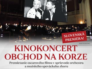 Slovenská premiéra kinokoncertu Obchod