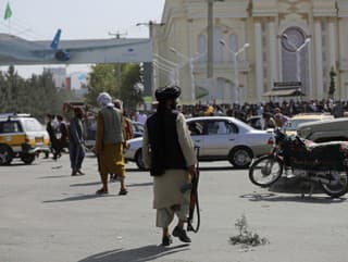 Taliban v uliciach Kábulu