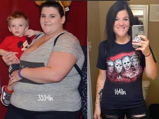 Trojnásobná mama schudla 90