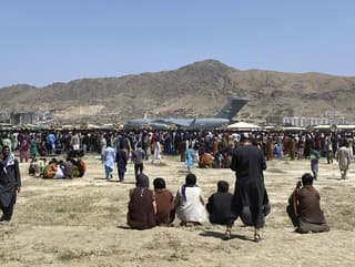 situácia na letisku v Kábule 