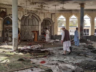 Mešitou v afganskom meste