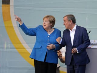 Angela Merkelová a top