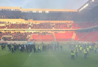 Zápas Trnava - Slovan