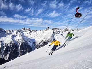 Zima v údolí Paznaun: