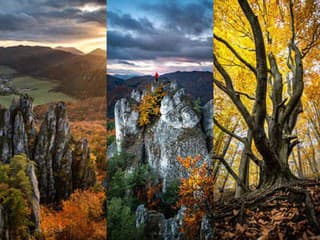 Súľovské skaly na jeseň