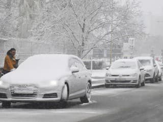 Sneženie v Košiciach 6.