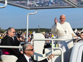 Návšteva pápeža Františka v