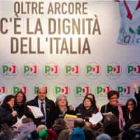 Ženy demonštrovali proti Berlusconimu
