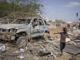 samovražedný útok v Somálsku