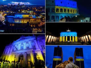 Ukrajine vyjadruje podporu celý